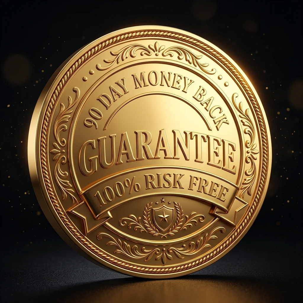 90 Day Money Back Guarantee Seal